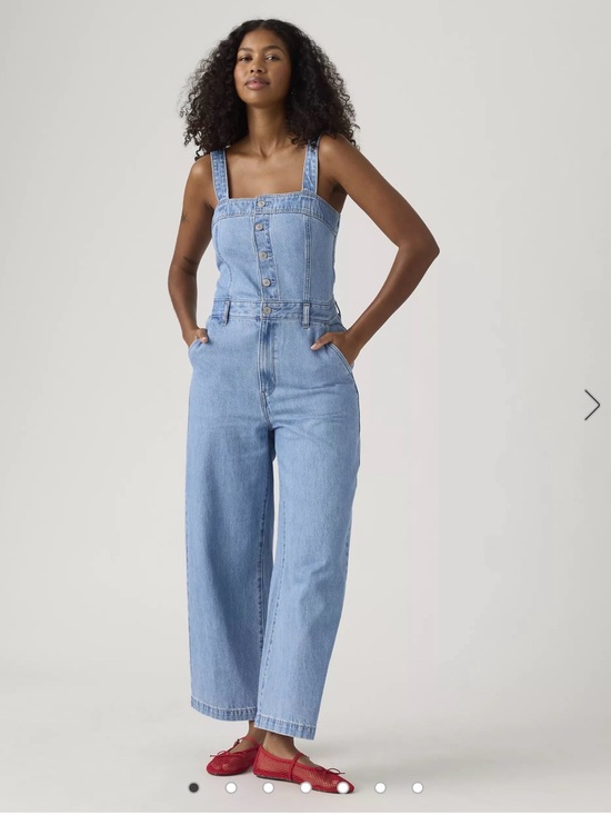 Levi's Pants - Levi’s Light Blue Denim Wide-Leg Jumpsuit
